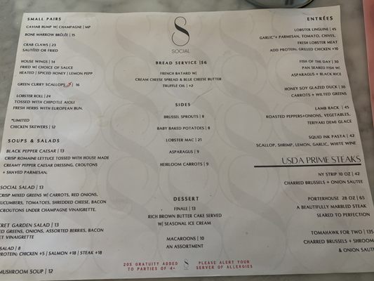 Menu photo 3 SOCIAL Birmingham, AL Menu photo 3 SOCIAL Birmingham, AL