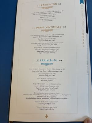 Menu photo 2 Le Train Bleu Paris, 75 Menu photo 2 Le Train Bleu Paris, 75