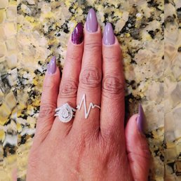 Stiletto nails.  I love them!