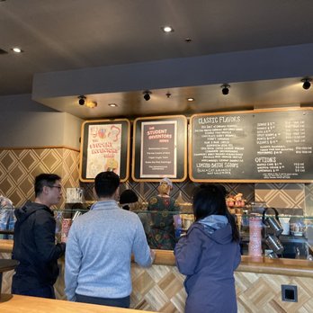 Salt & Straw - The view sitting down on their comfy bench - Ice Cream & Frozen Yogurt Near Me - Seattle, Washington Salt & Straw - The view sitting down on their comfy bench - Ice Cream & Frozen Yogurt Near Me - Seattle, Washington