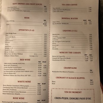 Bouillon Chartier - Menu - French Near Me - Paris, 75