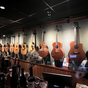 Lost Chord Guitars - a row of acoustic guitars - Music Venues Near Me - Solvang, California Lost Chord Guitars - a row of acoustic guitars - Music Venues Near Me - Solvang, California