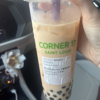 Corner 17 - Peach Boba Tea - Chinese Near Me - Saint Louis, Missouri Corner 17 - Peach Boba Tea - Chinese Near Me - Saint Louis, Missouri