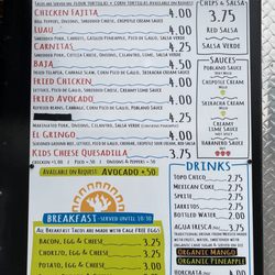 Levante Tacos - Levante Tacos Menu
