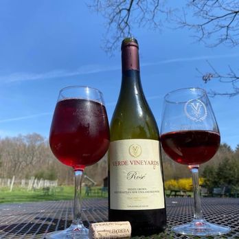 Verde Vineyards - Relaxing in the vineyard with our selection. - Wineries Near Me - Johnston, Rhode Island