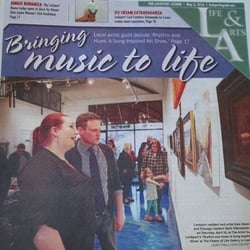 The Artist Guild of Lockport - Local paper wrote this article for The Artist Guild of Lockport and The Flower of Life Gallery.