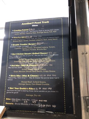 Menu photo 2 Another Food Truck Belmont, NC Menu photo 2 Another Food Truck Belmont, NC