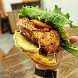Popeyes - Deluxe Blackened Spicy Chicken Sandwich