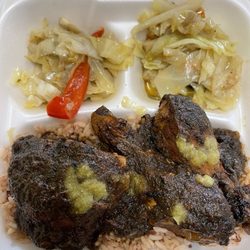 Delphine Jamaican Restaurant - Jerk Chicken Lunch