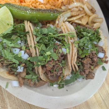 La Placita Taqueria - Asada taco plate - Bakeries Near Me - Cocoa, Florida