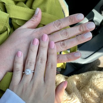 C&C Dream Nail Spa - Pink dip powder & nude color gel - Nail Salons Near Me - Williston Park, New York