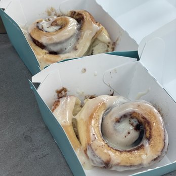 Cinnabon - two boxes of cinnamon rolls - Bakeries Near Me - Brandon, Florida