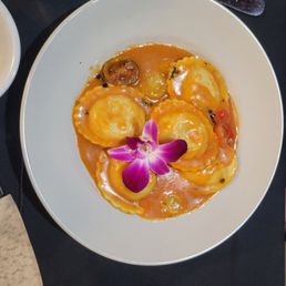 Lobster and crab ravioli
