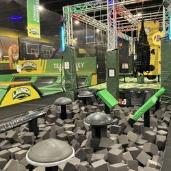 Launch Trampoline Park - Ninja warrior-esque area