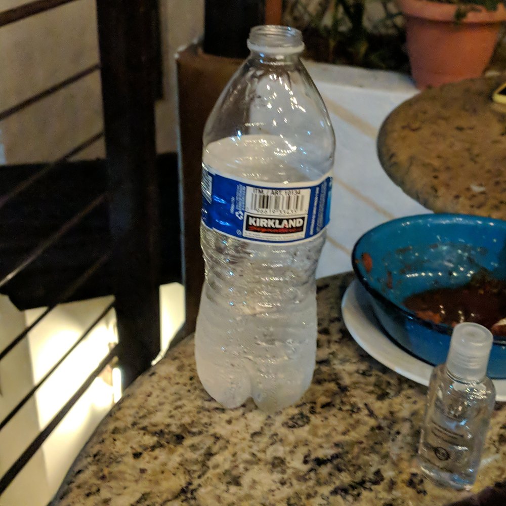 Puerta Vieja - They sell costco water for $1.50 while pretending to be an upscale restaurant. - Mexican Near Me - Cabo San Lucas, BCS Puerta Vieja - They sell costco water for $1.50 while pretending to be an upscale restaurant. - Mexican Near Me - Cabo San Lucas, BCS
