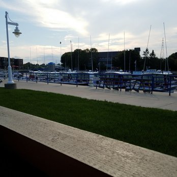 Prohibition Bistro - My view from the patio - Pizza Near Me - Sheboygan, Wisconsin