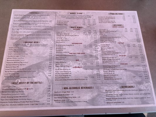 Menu photo 1 WildFin American Grill Vancouver, WA