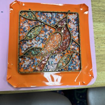 Pottery Camp - Faux Stained Glass ready for resin. - Art Classes Near Me - Clayton, North Carolina