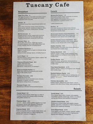 Menu photo 2 Tuscany Cafe Havertown, PA