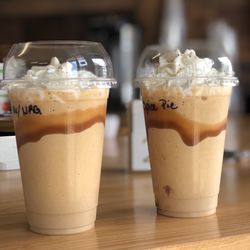 T Town Energy & Nutrition - Another view of these handsome Pumpkin Spice protein shakes.