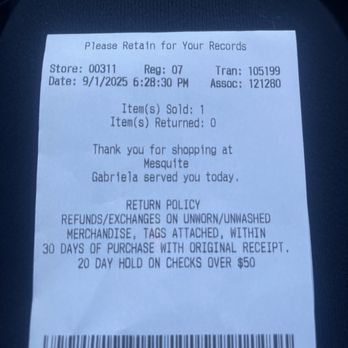 Boot Barn - Proof of purchase - Shoe Stores Near Me - Mesquite, Texas Boot Barn - Proof of purchase - Shoe Stores Near Me - Mesquite, Texas