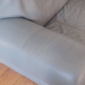 Mobile Leather Pro - Beautiful handiwork on the armrest. - Furniture Reupholstery Near Me