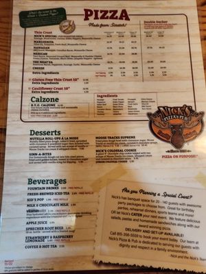 Menu photo 3 Nick's Pizza & Pub Crystal Lake, IL Menu photo 3 Nick's Pizza & Pub Crystal Lake, IL