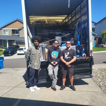 Miracle Man Movers - Our truck loaded by these 3 men. - Movers Near Me - Vancouver, Washington