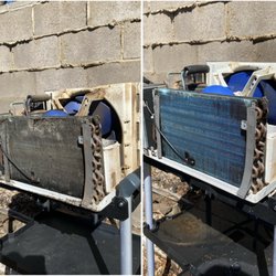 Chill Out Air Conditioning & Refrigeration - Wow! What a difference! Chill Out Air Conditioning & Refrigeration does a great job of cleaning window units.