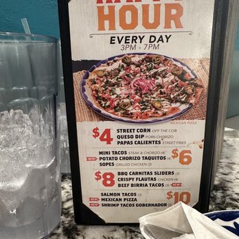 El Torito - Happy Hour Food Menu - Mexican Near Me - West Covina, California