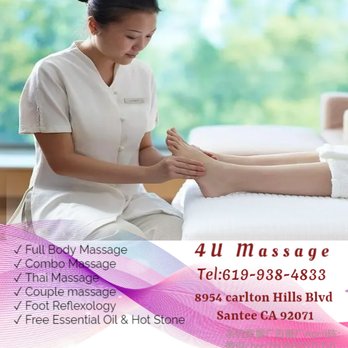 4U Massage - Reflexology, called "Zone Therapy" using gentle to firm finger pressure to an acupressure point on the feet ankles and legs ... - Massage Near Me - Santee, California 4U Massage - Reflexology, called "Zone Therapy" using gentle to firm finger pressure to an acupressure point on the feet ankles and legs ... - Massage Near Me - Santee, California