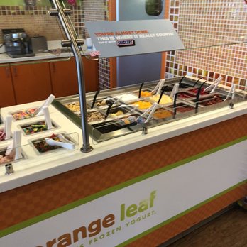 Orange Leaf Frozen Yogurt - The toppings section - Ice Cream & Frozen Yogurt Near Me - San Antonio, Texas Orange Leaf Frozen Yogurt - The toppings section - Ice Cream & Frozen Yogurt Near Me - San Antonio, Texas
