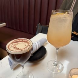 Espresso martini and "squeeze the rich"