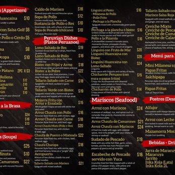 Uchu Restaurant And Catering - menu - Peruvian Near Me - Des Moines, Iowa Uchu Restaurant And Catering - menu - Peruvian Near Me - Des Moines, Iowa