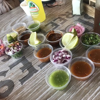 Bigotes Street Tacos - We aren't kidding around with our taco condiments. - Tacos Near Me - Magnolia, Texas Bigotes Street Tacos - We aren't kidding around with our taco condiments. - Tacos Near Me - Magnolia, Texas