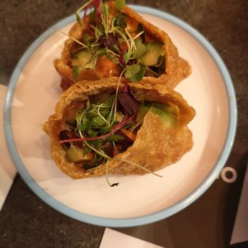 Yo! Sushi - Veggie inari pockets! Yum! - Sushi Bars Near Me - Worcester, WOR