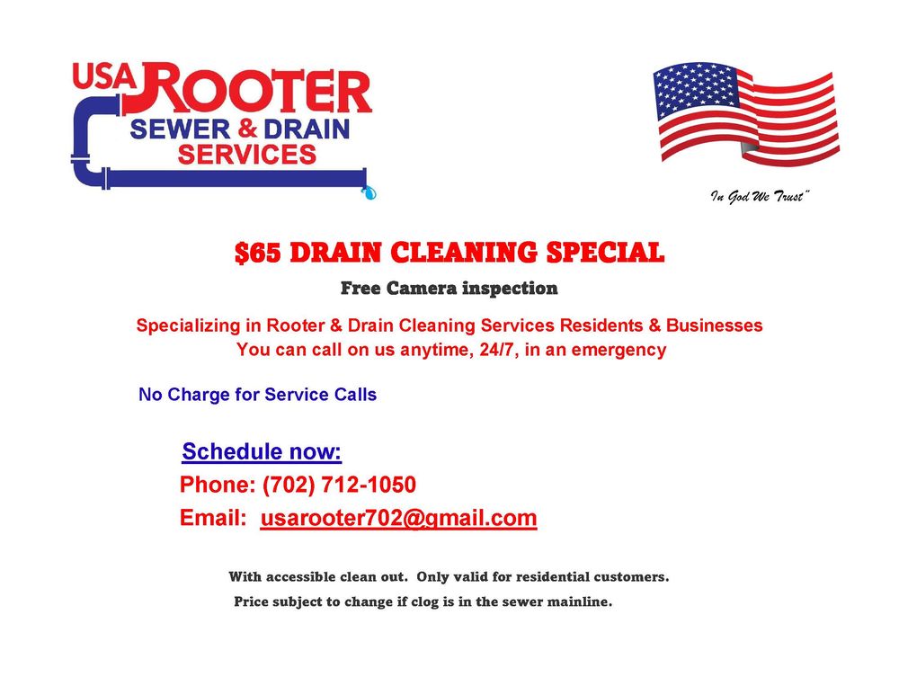 Slide of USA Rooter Sewer & Drain Services