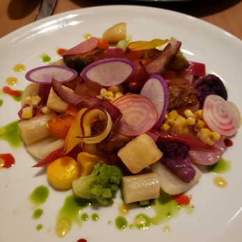 Knife Pleat - Seasonal vegetables - French Near Me - Costa Mesa, California Knife Pleat - Seasonal vegetables - French Near Me - Costa Mesa, California