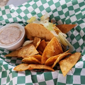 Messy's Tacos - Kids ground beef crunchy corn taco with a side of rice- $4, with a drink too! - Tacos Near Me