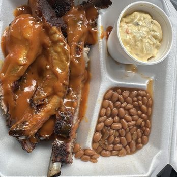 Tricks BBQ - Small rib plate - Barbeque Near Me - Savannah, Georgia Tricks BBQ - Small rib plate - Barbeque Near Me - Savannah, Georgia