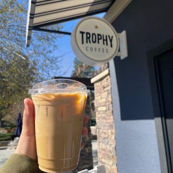Trophy Coffee - Salted Miso Caramel Latte - Coffee & Tea Near Me - Santa Clarita, California Trophy Coffee - Salted Miso Caramel Latte - Coffee & Tea Near Me - Santa Clarita, California
