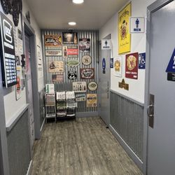 Chevron Gas & Goodies - Hallway to bathroom