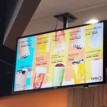 CoCo Fresh Tea & Juice - Menu April 2019 - Juice Bars & Smoothies Near Me - Markham, Ontario