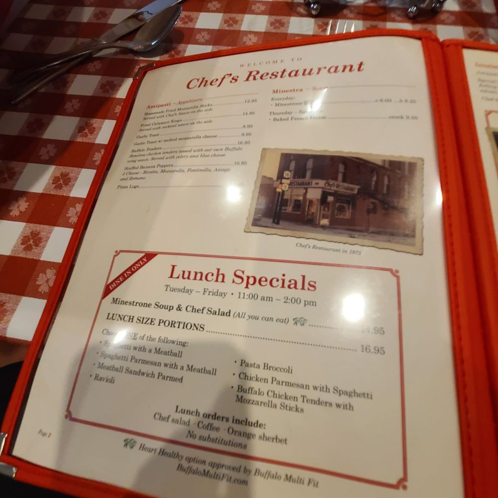 Chef's Restaurant - Italian Near Me - Buffalo, New York Chef's Restaurant - Italian Near Me - Buffalo, New York
