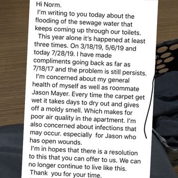 Royal Crest Estates - Email I sent to property management who never responded - Apartments Near Me - Fall River, Massachusetts