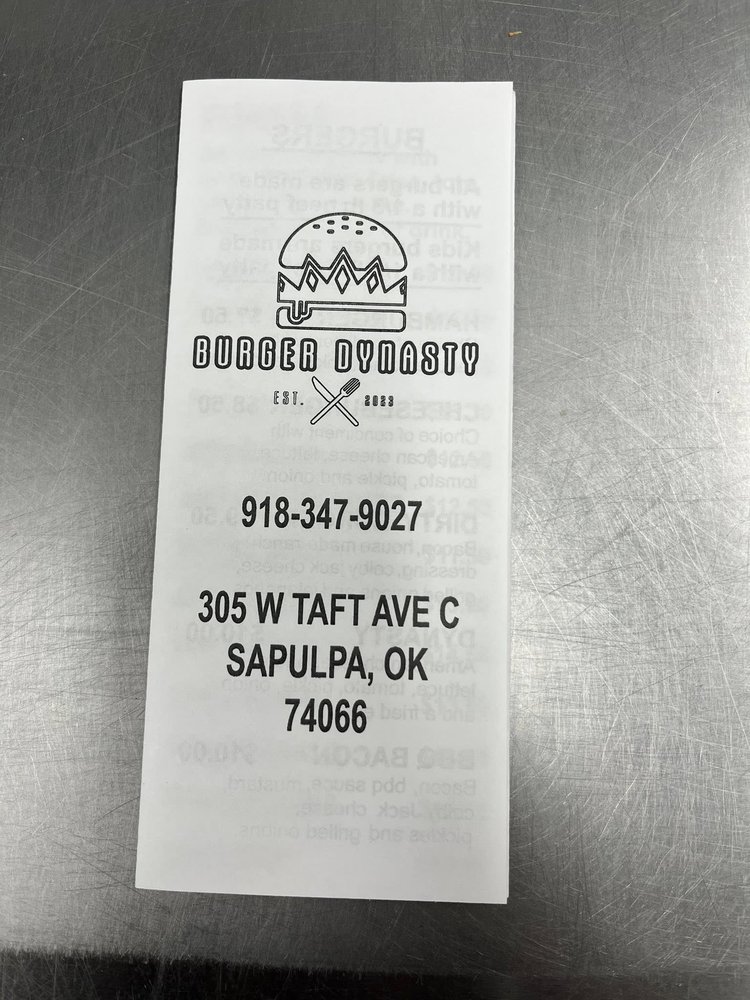 Burger Dynasty Logo