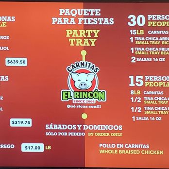 Carnitas El Rincon - Tacos Near Me - Stockton, California