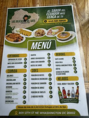 Menu photo 2 Delicias Del Gato Washington, DC, DC