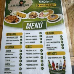 Delicias Del Gato - Menu 06.07.25