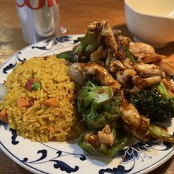Family Wok - Human Shrimp and Chicken with Hunan Sauce Lunch Special